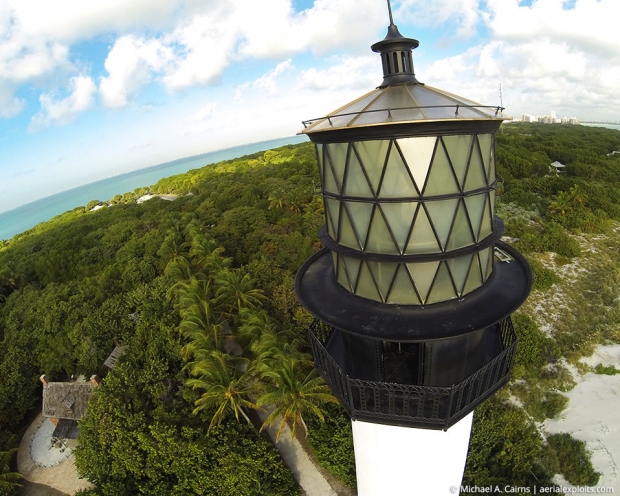 Key Biscayne Lighthouse Aerial Photo