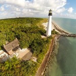 Aerial Photo of Key Biscayne Lighthouse