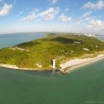 Aerial Photo of Bill Bags Park on Key Biscayne