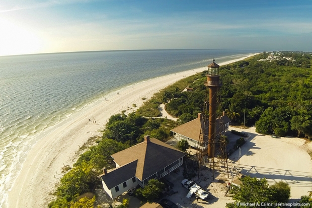 Sanibel Lighthouse Aerial Photo