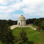 Aerial Drone Photography of McKinley Monument